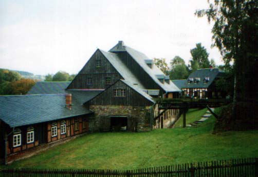 Das Pochwerk Siebenschlehn in Schneeberg-Lindenau
